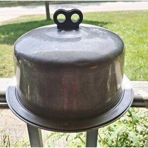 Vintage Large Regal Aluminum Cake Carrier With Clip-On Lid & Handle Grandma